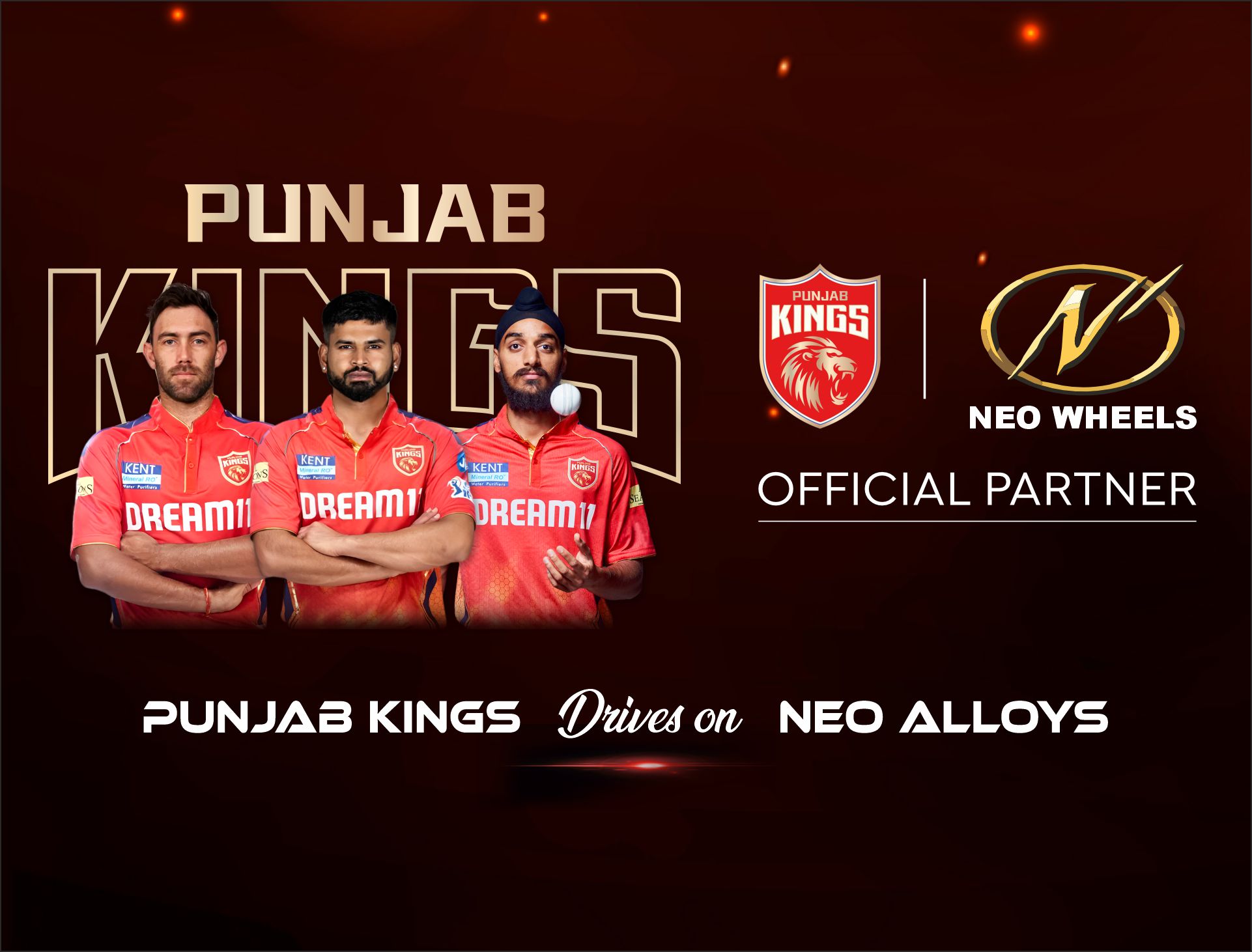 Punjab Kings drives on Neo Alloys